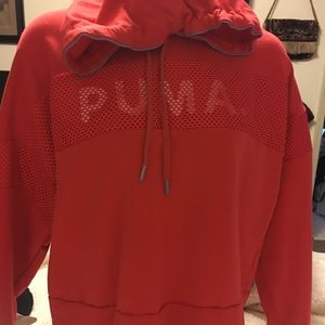 Puma orange hoody size M